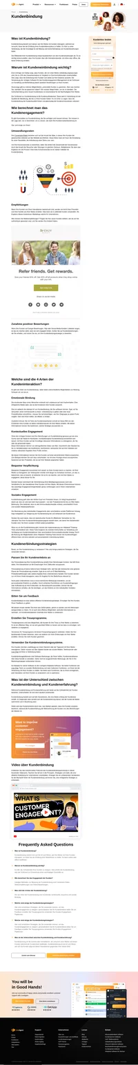 Lernen Sie mehr über Kundenbindung. Verstehe eingehend mit Erklärungen von Fachleuten.