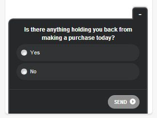 Beispiel einer Kundenumfrage vor Ort