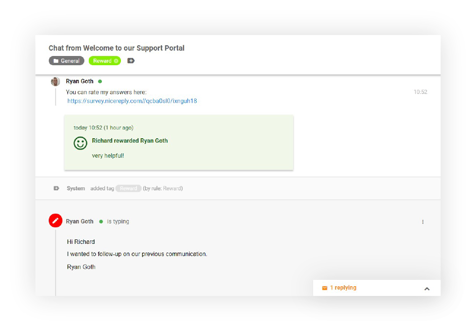 Agent-Kollisionserkennung von LiveAgent
