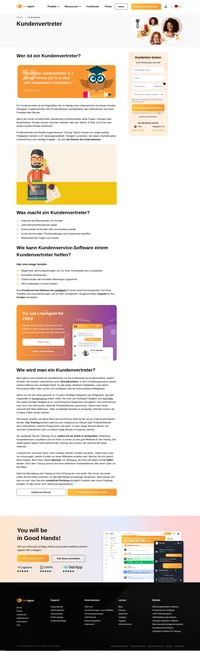 Ein Kundenvertreter ist ein Angestellter, der im Auftrag eines Unternehmens mit dessen Kunden interagiert. Er ist die Stimme des Unternehmens.