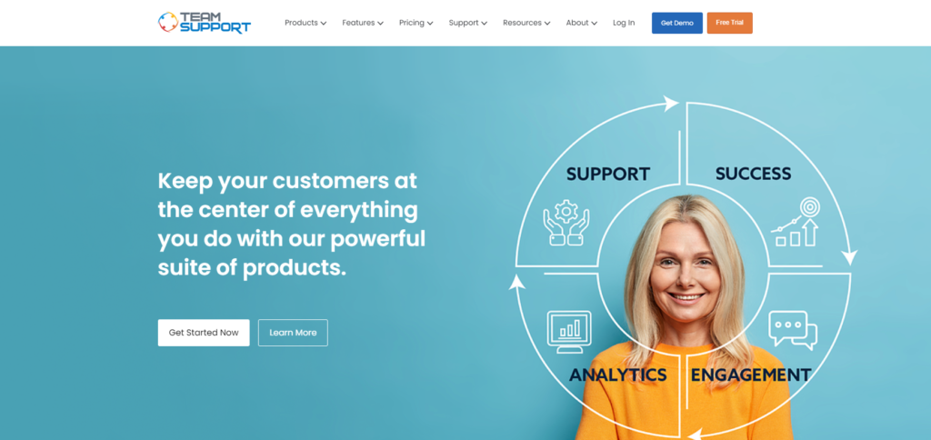 TeamSupport-Startseite