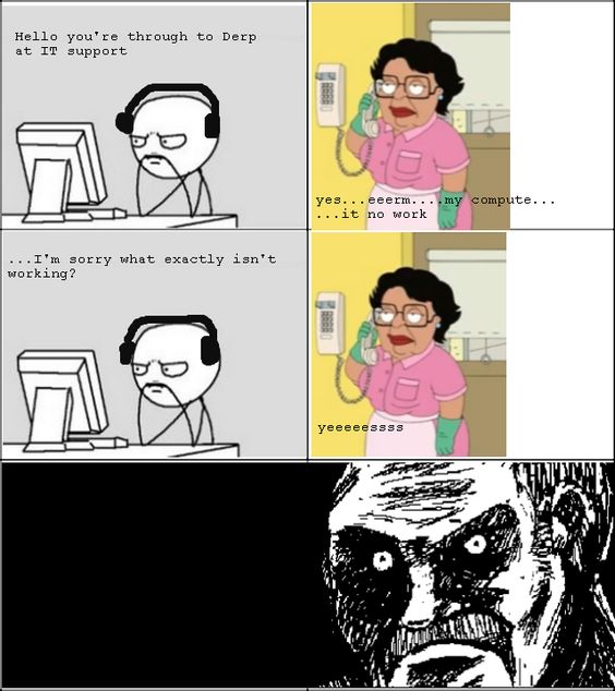 lustiges Helpdesk-Mem