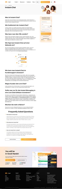 Instant-Chat, auch als IM bekannt, ist ein Chat-Messaging-System, welches Nachrichten in Echtzeit über das Internet versendet. Es ist ein tolles Tool für den Kundenservice.