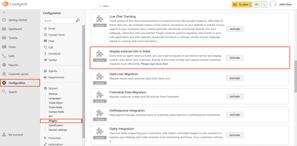 plugin-konfiguration Plugin-Konfiguration