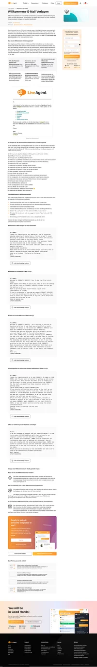 Die durchschnittliche Öffnungsrate für Begrüßungs E-Mails beträgt 50% und ist damit 86% effektiver als ein Newsletter. Probieren Sie noch heute unsere Willkommens-E-Mail-Vorlagen aus!