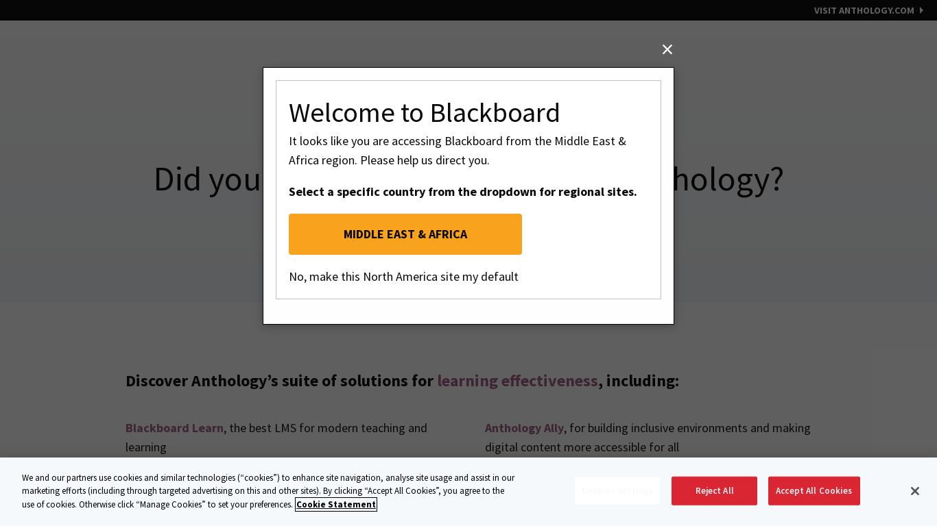 Blackboard and Anthology have merged to create a comprehensive EdTech portfolio for learner and institutional success in education. Blackboard Learn offers reliable teaching and learning experiences. The merger aims to empower the global education community with personalized insights and prioritize data privacy and security.