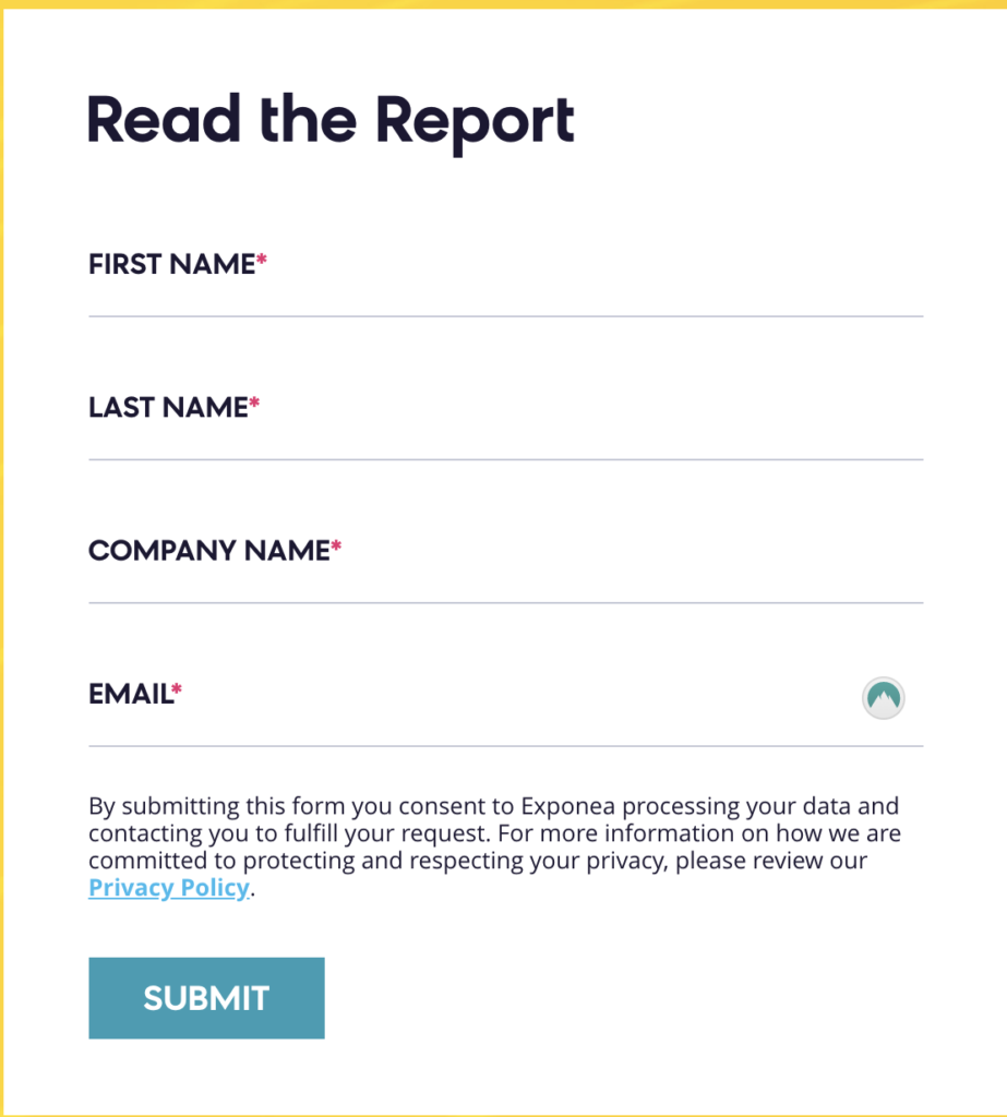 Gated Bericht von Exponea