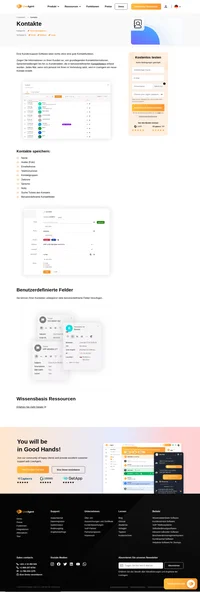 Verwalten Sie Ihre Kontakte mit LiveAgent. Zeigen Sie Informationen zu Ihren Kunden an, z. B. Spracheinstellungen oder Kundendaten, die in benutzerdefinierten Kontaktfeldern erfasst wurden