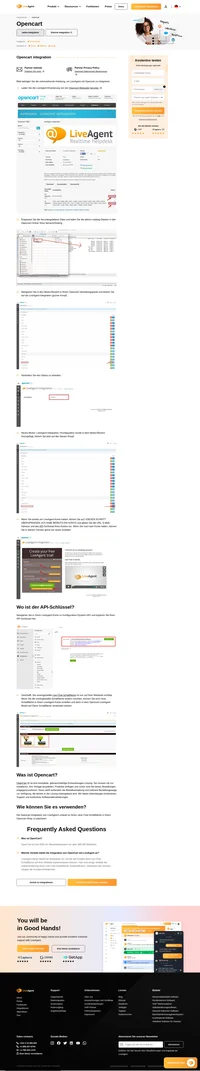 Kümmern Sie sich mithilfe des Live-Chats auf Ihren Opencart-Webseiten um Ihre Kunden. Die Opencart-Integration von LiveAgent erlaubt es Ihnen, eine Live-Chat-Schaltfläche auf Ihrer Seite zu platzieren.