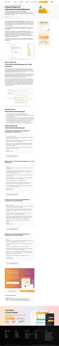 E-Mail-Vorlagen für unternehmensweite Ankündigungen. Erzielen Sie hohe Öffnungs- und Klickraten mit unserem einfachen Leitfaden und Vorlagen, fertig für die Verwendung.