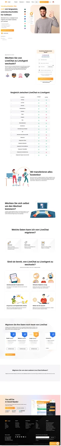 Möchten Sie von LiveChat zu LiveAgent wechseln? Schließen Sie sich Unternehmen wie Huawei, Yamaha und O2 an und bieten Sie Ihren Kunden den weltbesten Support.