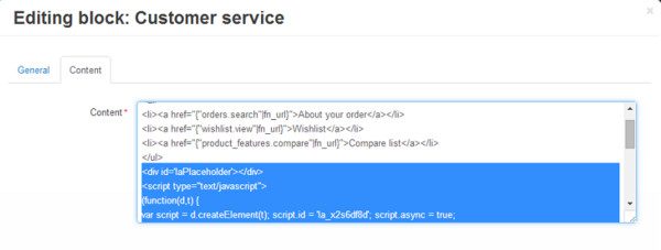 cs-cart-liveagent-integration cs-cart LiveAgent-integration