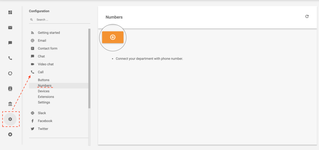 Voyced-Integrationsnavigation im LiveAgent