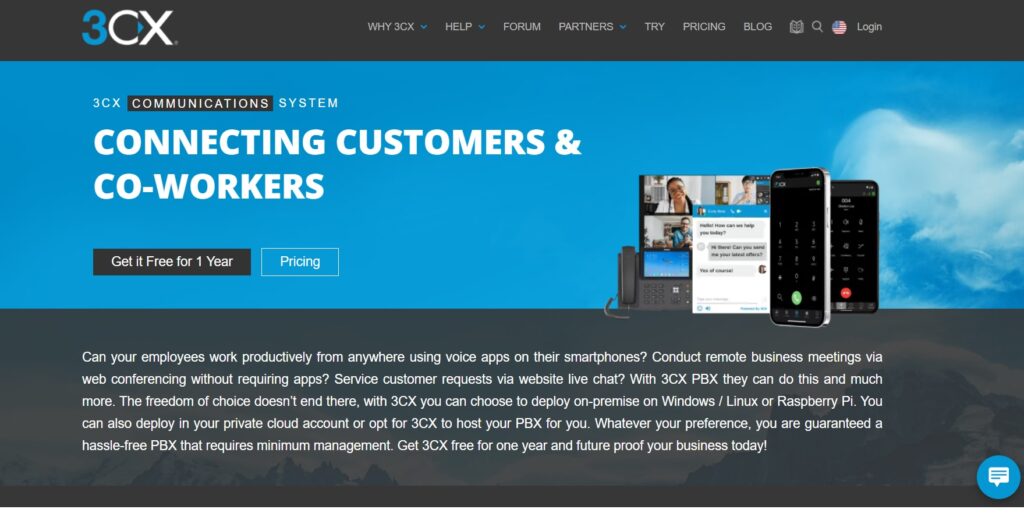 3cx homepge