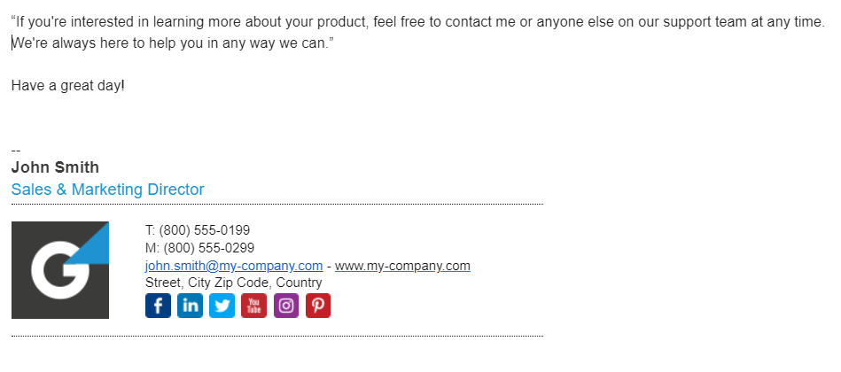 E-Mail-Signatur