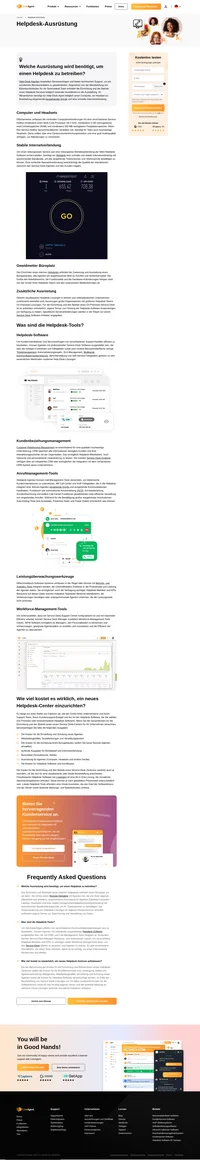 Erfahren Sie mehr über die Helpdesk-Ausrüstung. Verstehen Sie den Kundenservice eingehend mit Erklärungen von Fachleuten.